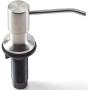 Built in Sink Soap Dispenser for Kitchen Sink (Brushed Nickel), Refill from Top, Rust Resistant
