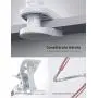Gooseneck Bed Phone Holder Mount - Lamicall Flexible Long Arm Clip Clamp for Desk, Bendy Lazy Arm Bracket, Overhead Mount Stand Compatible with Phone 12 Mini 11 Pro Xs Max XR X 8 7 6 Plus - Rose Gold