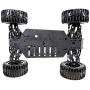 ALEKO Off-Road High-Speed Rock Crawler RC Car with LED Lights - 1:12 Scale - Lime Green