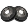 Front & Rear Posi Metallic Disc Brale Pads Rotos Shoes & Drum Kit Set for CR-V