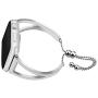 iGK Compatible with Apple Watch Band 38mm 40mm 42mm 44mm Women Jewelry Metal Cuff Strap Dressy Bangle Bracelet for Apple iWatch SE Series 6/5/4/3/2/1
