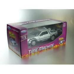 Welly 1/24 Scale Diecast Metal Delorean TimeMachine Back to the Future Part I