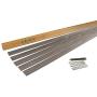 Coyote Landscape Products 5 Piece Steel Home Kit Raw Steel Edging with 15 Edge Pins, 4'' by 8, 18-Gauge Coyote Landscape Products 5 Piece Steel Home Kit Raw Steel Edging with 15 Edge Pins, 4'' by 8, 18-Gauge