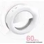 LimoStudio LED Portable Mini Selfie Ring Light for Smartphone, Camera Light for iPhone, iPad, Samsung Galaxy, Brightness Level Control, Rechargeable USB Cable, Cleaning Cloth, Photo Studio, AGG1049V2