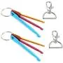2 Set Mini Keychain Aluminum Crochet Hooks Knitting Needles with 2 Pieces Metal Swivel D Ring Lobster Claw Clasps Mini Crochet Hooks with Keychain for DIY Weave Yarn 3 Sizes (3mm, 4mm, 5mm) 2 Set Mini Keychain Aluminum Crochet Hooks Knitting Needles with 2 Pieces Metal Swivel D Ring Lobster Claw Clasps Mini Crochet Hooks with Keychain for DIY Weave Yarn 3 Sizes (3mm, 4mm, 5mm)