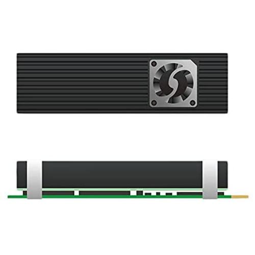 E&M 560W/mk 2280 M.2 NGFF NVM SSD Cooling Fan Silica Gel Air Heatsink Radiation Dissipate E DIY PC Overclocking Fin Heat Sink
