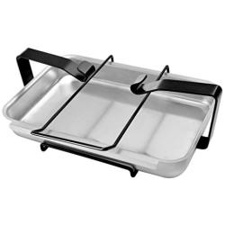 Stanbroil 7515 Aluminum Gas Grill Catch Pan and Holder Grease Collection Pan Replacement for Weber Genesis 1000-5500, Genesis Silver/Gold/Platinum, Genesis II Series, Platinum I/II, and Summit Grills