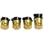 Xbox One Bullet Buttons Raplacement A B X Y Real Bullet Brass Casings Gold Brass w/ Silver Nickel Primer