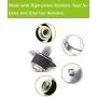 Swess Fusion Blender Blade with Coupling Replacement for Oster Osterizer Parts, High Duty 6 Point Fusion Blade 4908 with Coupling Kit Drive Stud, Pin, Slinger