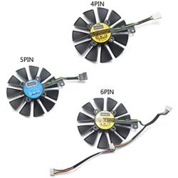 Qksky 87MM PLD09210S12M PLD09210S12HH Cooling Fan Replace for ASUS Strix GTX 1060 OC 1070 1080 GTX 1080Ti RX 480 Graphics Card