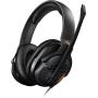 ROCCAT Khan AIMO - 7.1 Surround Gaming Headset, Hi-Res Sound, USB, AIMO LED Illumination, Mutable Real-Voice Microphone, Black