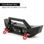 Metal Front and Rear Bumper Spare Tire Frame Parts Accessory Fit for SCX10 TRX4 D90 1/10 RC Car