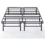 ZINUS SmartBase Zero Assembly Mattress Foundation / 14 Inch Metal Platform Bed Frame / No Box Spring Needed / Sturdy Steel Frame / Underbed Storage, King