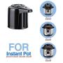 Steam Release Handle for Instant Pot 3, 5, 6, 8 Qt Quart, Pressure Cooker Valve Replacement Part Accessories Steam Release Handle for Instant Pot 3, 5, 6, 8 Qt Quart, Pressure Cooker Valve Replacement Part Accessories