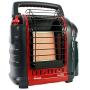 Mr. Heater F232000 MH9BX Buddy 4,000-9,000-BTU Indoor-Safe Portable Propane Radiant Heater, Red-Black