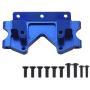 Aluminum Front Bulkhead Upgrade Parts for 1/10 Traxxas 2WD Slash Stampede Rustler Bandit Replace 2530 Blue-Anodized