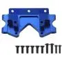 Aluminum Front Bulkhead Upgrade Parts for 1/10 Traxxas 2WD Slash Stampede Rustler Bandit Replace 2530 Blue-Anodized