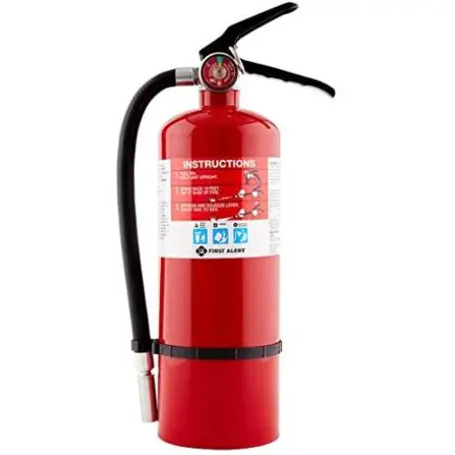 FIRST ALERT Fire Extinguisher | Professional Fire Extinguisher, Red, 5 lb, PRO5 FIRST ALERT Fire Extinguisher | Professional Fire Extinguisher, Red, 5 lb, PRO5