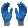 G & F Products - 3100L-DZ-Parent 12 Pairs Large Rubber Latex Double Coated Work Gloves for Construction, gardening gloves, heavy duty Cotton Blend Blue