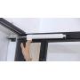 Touch n Hold Smooth - Dual Door Closer System - Heavy Duty - for (Medium and Heavy Weight) Storm, Screen, Security Doors - New Doors or Replacement for Previous Units (White)