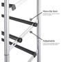 Type A Shoe Rack | Shoe Organizer for Closet | 50-Pair Shoe Storage | Metal 10-Tier Shoe Shelf | Adjustable​ ​