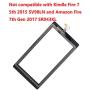 T Phael New Replacement Touch Screen Digitizer for Amazon Fire Kindle Tablet 7'' 9th Gen 2019 M8S26G Without LCD Display Replacement Part