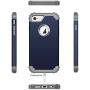 BENTOBEN iPhone 6S Case, iPhone 6 Case,3 in 1 Shockproof Hybrid Hard PC Cover Soft Silicone Bumper Heavy Duty Rugged Anti-Scratch Non-Slip Protective Case for iPhone 6/6S (4.7 inch),Navy Blue & Gray