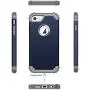 BENTOBEN iPhone 6S Case, iPhone 6 Case,3 in 1 Shockproof Hybrid Hard PC Cover Soft Silicone Bumper Heavy Duty Rugged Anti-Scratch Non-Slip Protective Case for iPhone 6/6S (4.7 inch),Navy Blue & Gray