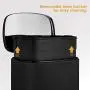 HEMBOR 13.2 Gallon(50L) Trash Can, Stainless Steel Rectangular Garbage Bin with Lid and Inner Bucket, Silent Open and Close Dustbin with Durable Pedal, Suit for Home Office Indoor Outdoor, Black HEMBOR 13.2 Gallon(50L) Trash Can, Stainless Steel Rectangular Garbage Bin with Lid and Inner Bucket, Silent Open and Close Dustbin with Durable Pedal, Suit for Home Office Indoor Outdoor, Black