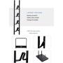 Buwico Stable Metal Storage Stand Docking Station Organizer Holder for Dyson Handheld V11 V10 V8 V7 V6 DC30 DC31 DC34 DC35 DC58 DC59 DC62 DC74 Cordless Vacuum Cleaners,White