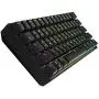 GK61 Mechanical Gaming Keyboard - 61 Keys Multi Color RGB Illuminated LED Backlit Wired Programmable for PC/Mac Gamer (Gateron Optical Black, Black)