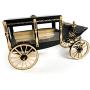Model Trailways MS6009 1895 Horse-Drawn Hearse Wagon 1:12 Scale Wood & Metal Kit