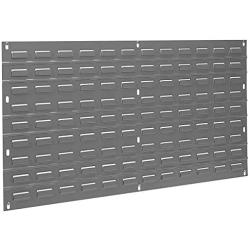 Akro-Mils 30136 Louvered Steel Wall Panel Garage Organizer for Mounting AkroBin Storage Bins, (36-Inch W x 19-Inch H), Grey, (1-Pack)