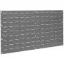 Akro-Mils 30136 Louvered Steel Wall Panel Garage Organizer for Mounting AkroBin Storage Bins, (36-Inch W x 19-Inch H), Grey, (1-Pack)