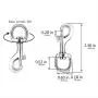 Swivel Snap Hooks for Dog Leash Collar Linking, FANGZHIDI 20pcs Heavy Duty Eye Bolt Metal Buckle Trigger Clip- Best for Purse Making, Spring Pet Buckle, Keychain, Handmade Crafts DIY Project Swivel Snap Hooks for Dog Leash Collar Linking, FANGZHIDI 20pcs Heavy Duty Eye Bolt Metal Buckle Trigger Clip- Best for Purse Making, Spring Pet Buckle, Keychain, Handmade Crafts DIY Project