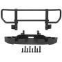VGEBY RC Bumper, 1/10 RC Crawler Metal Front Bumper & Base Universal Front Bumper Fit for TRX4 / TRX6 1/10 RC Crawler