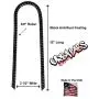 Urbalabs 12'' Inch Rebar Trampoline Stakes Extra Heavy Duty Metal Steel High Wind Ground Anchors 3/8 Inch Round Chisel Point Tips Universal Size Anti Rust in Black Urbalabs 12'' Inch Rebar Trampoline Stakes Extra Heavy Duty Metal Steel High Wind Ground Anchors 3/8 Inch Round Chisel Point Tips Universal Size Anti Rust in Black