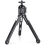 Lightweight Mini Tripod,All Metal Made, Portable for Digital Cameras,Cell Phone,Webcam,Cold Shoe Port on Ball Head Side for Video Rig Mount