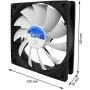 AAB Cooling Silent Force Fan 12 - Silent and Efficient 120mm Fan with 4 Anti-Vibration Pads, Computer Fan, Intake Fan, 12V, 120mm Case Fan, Quiet Fan - Value Pack 3 Pieces AAB Cooling Silent Force Fan 12 - Silent and Efficient 120mm Fan with 4 Anti-Vibration Pads, Computer Fan, Intake Fan, 12V, 120mm Case Fan, Quiet Fan - Value Pack 3 Pieces