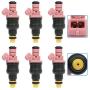 Fuel Injector Parts,ROADFAR 1 Hole Engine Fuel Injector Kits Fit for 1997-1998 Dodge B1500 1997 Dodge B2500 1997-1999 Dodge Dakota 1998-1999 Dodge Durango 1997-2001 Dodge Ram 1500 280150998,Pack of 6