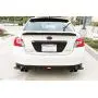 iJDMTOY Red Lens 3-In-1 LED Rear Fog Light Kit For 11-up Subaru Impreza WRX/STi, Functions as Tail Lamp, Brake Lamp, Backup Reverse Light (Includes Wire Harness & Mounting Bracket)
