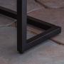 Christopher Knight Home 306426 Noel Outdoor Industrial Acacia Wood and Iron Bench, Teak Finish/Black Metal