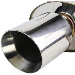 DNA Motoring CBE-OE-ARSX-S-NRT Stainless Steel Catback Exhaust System