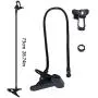 ITART Plastic Flexible Long Arms Gooseneck Clip Clamp Stand Universal Cell Phone Holder - Black ITART Plastic Flexible Long Arms Gooseneck Clip Clamp Stand Universal Cell Phone Holder - Black