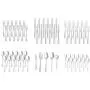 Amazon Basics 65-Piece Stainless Steel Crown Flatware Set, Service for 12 Amazon Basics 65-Piece Stainless Steel Crown Flatware Set, Service for 12