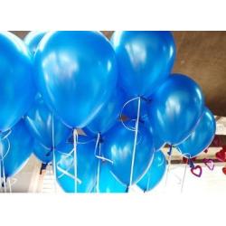 Lokman 12 Inch Ultra Thickness Dark Blue Latex Metallic Balloons 100 Piece Per Unit (Dark Blue)