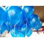 Lokman 12 Inch Ultra Thickness Dark Blue Latex Metallic Balloons 100 Piece Per Unit (Dark Blue)