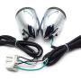 HTTMT- 1Set Front Turn Signal Light Indicator Compatible with 1992-2016 Harley Sportster XL 883 1200 [P/N: MT224-017F]