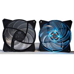 CUK 3-Pack Cooler Master Master Fan 120mm Air Balance High Airflow 42.7 CFM RGB Fan for Computer Cases, CPU Coolers and Radiators