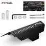 PTNHZ Aluminum Pulley Cover Belt Relacement For Subaru Impreza 02-14 WRX and 04-on STI 04-08 Forester(Black)